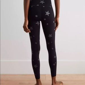 NWOT Aerie black star 7/8 leggings!